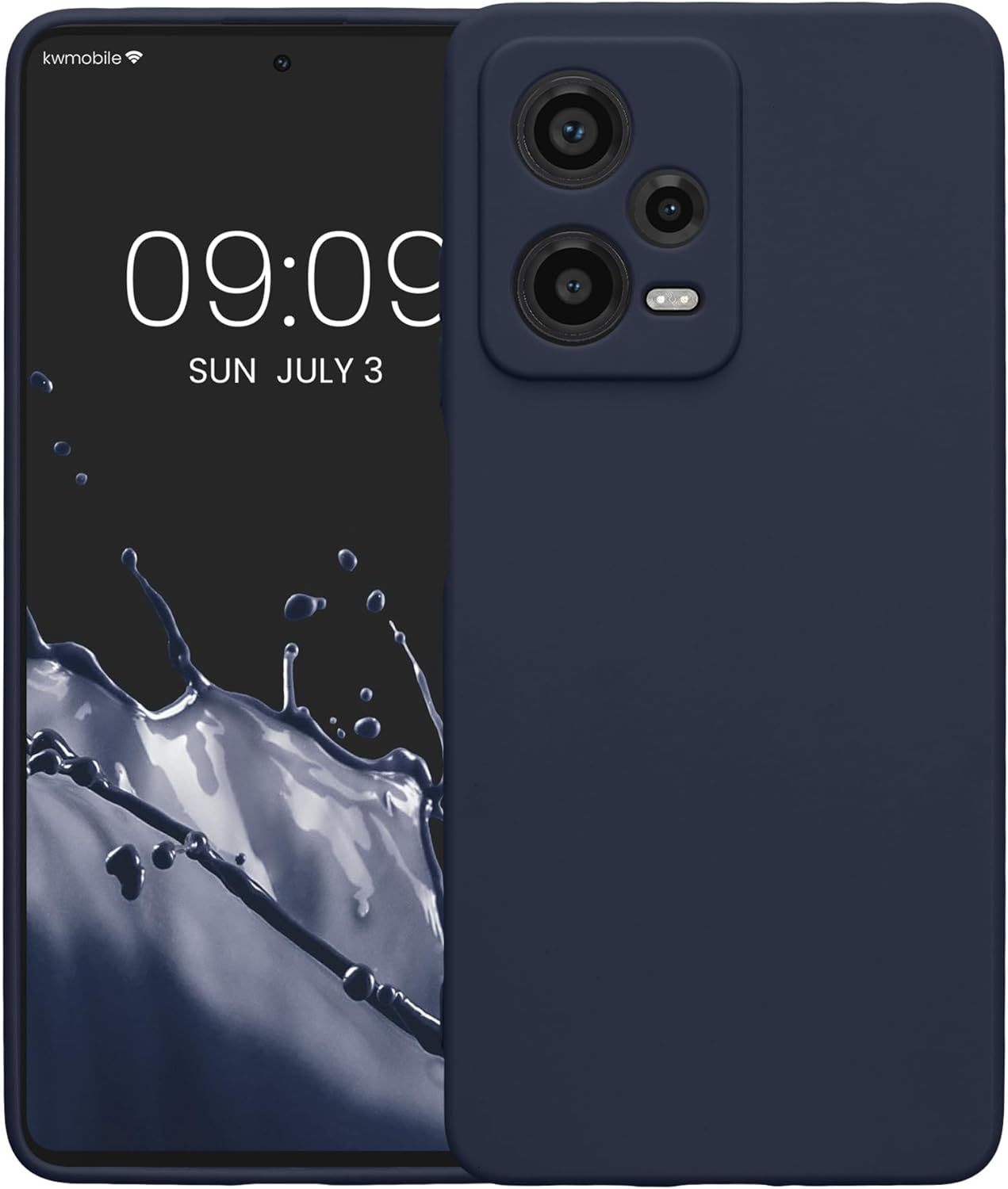 KW Xiaomi Redmi Note 12 Pro+ Θήκη Σιλικόνης TPU - Deep Ocean