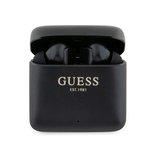 Guess TWS Printed Logo - Bluetooth 5.1 - Ασύρματα ακουστικά για Κλήσεις / Μουσική - Black