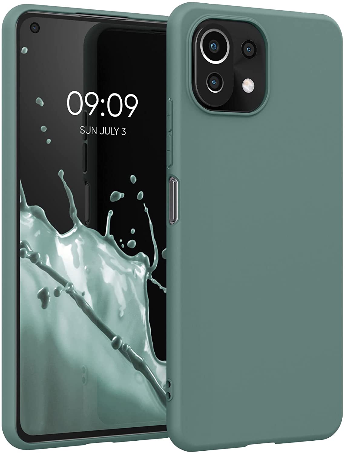 KW Xiaomi Mi 11 Lite / Mi 11 Lite 5G Θήκη Σιλικόνης TPU - Blue Green - 54726.171