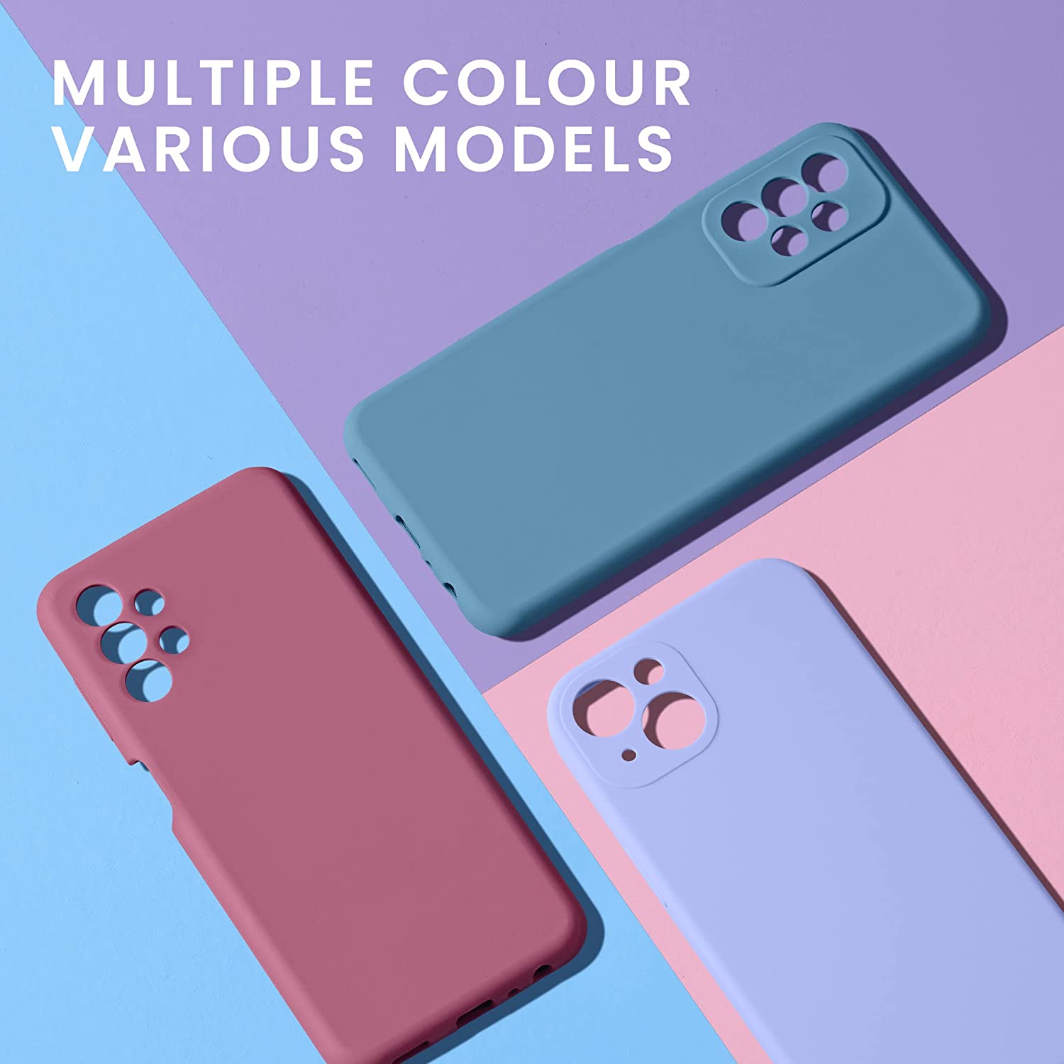 KW Samsung Galaxy A34 5G Θήκη Σιλικόνης Rubber TPU - Matte Lavender Grey - 60807.136