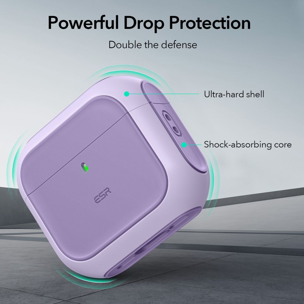 ESR AirPods 4 Θήκη Σιλικόνης με MagSafe - Orbit Halolock - Purple