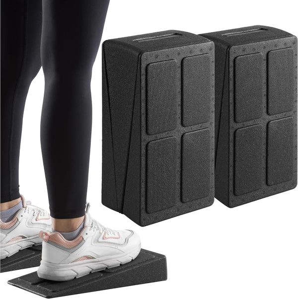Navaris Σετ με 2 Σφήνες Ημικαθισμάτων / Squat - Black - 61740.01