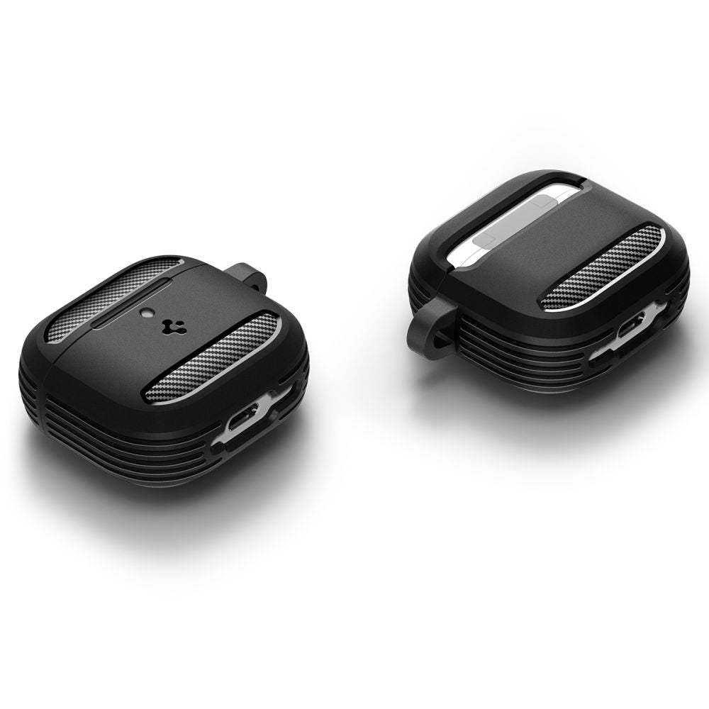 Spigen AirPods 4 Θήκη Σιλικόνης - Rugged Armor - Matte Black