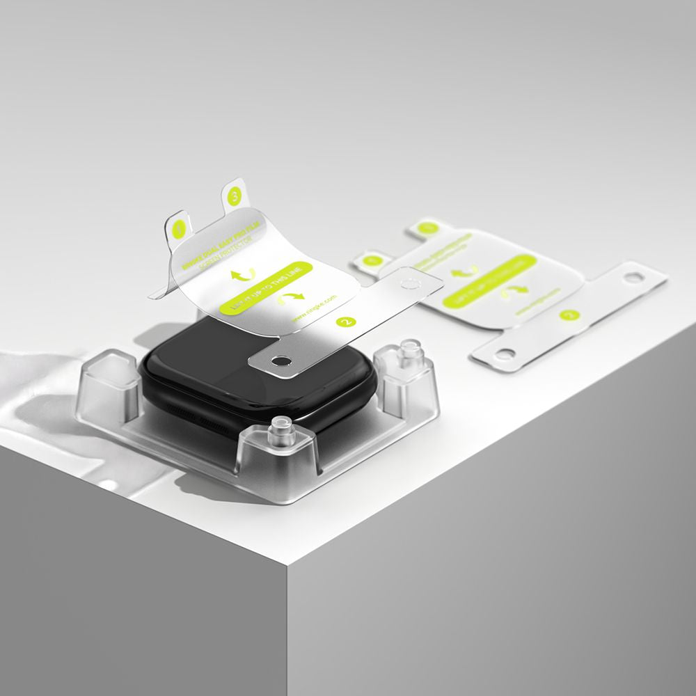 Ringke Προστασία Οθόνης Apple Watch 10/11 - 46mm - Dual Easy Pro Προστατευτική Μεμβράνη Οθόνης - 2 Τεμάχια - Διάφανη