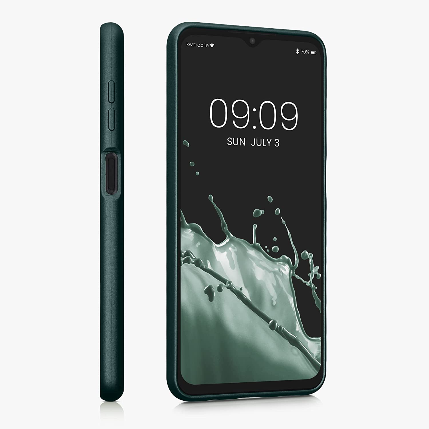 KW Samsung Galaxy A13 5G Θήκη Σιλικόνης TPU - Metallic Petrol - 59741.14