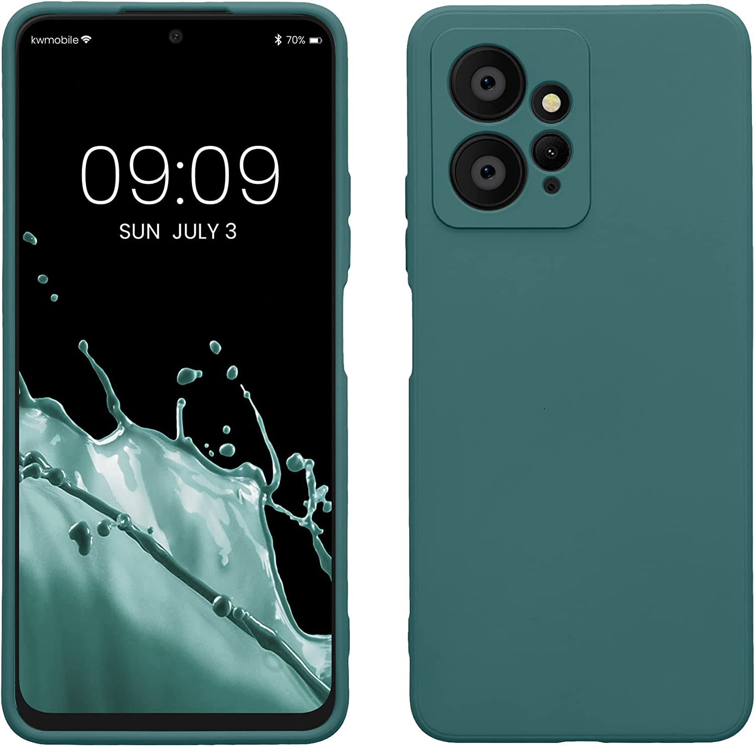 KW Xiaomi Redmi Note 12 4G Θήκη Σιλικόνης Rubberized TPU - Arctic Night - 61170.207