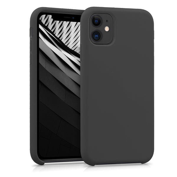 KW iPhone 11 Θήκη Σιλικόνης Rubber TPU - Black - 49724.01