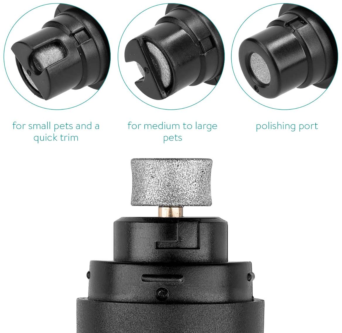 Navaris Επαναφορτιζόμενη Λίμα για Κατοικίδια - Black - 44352