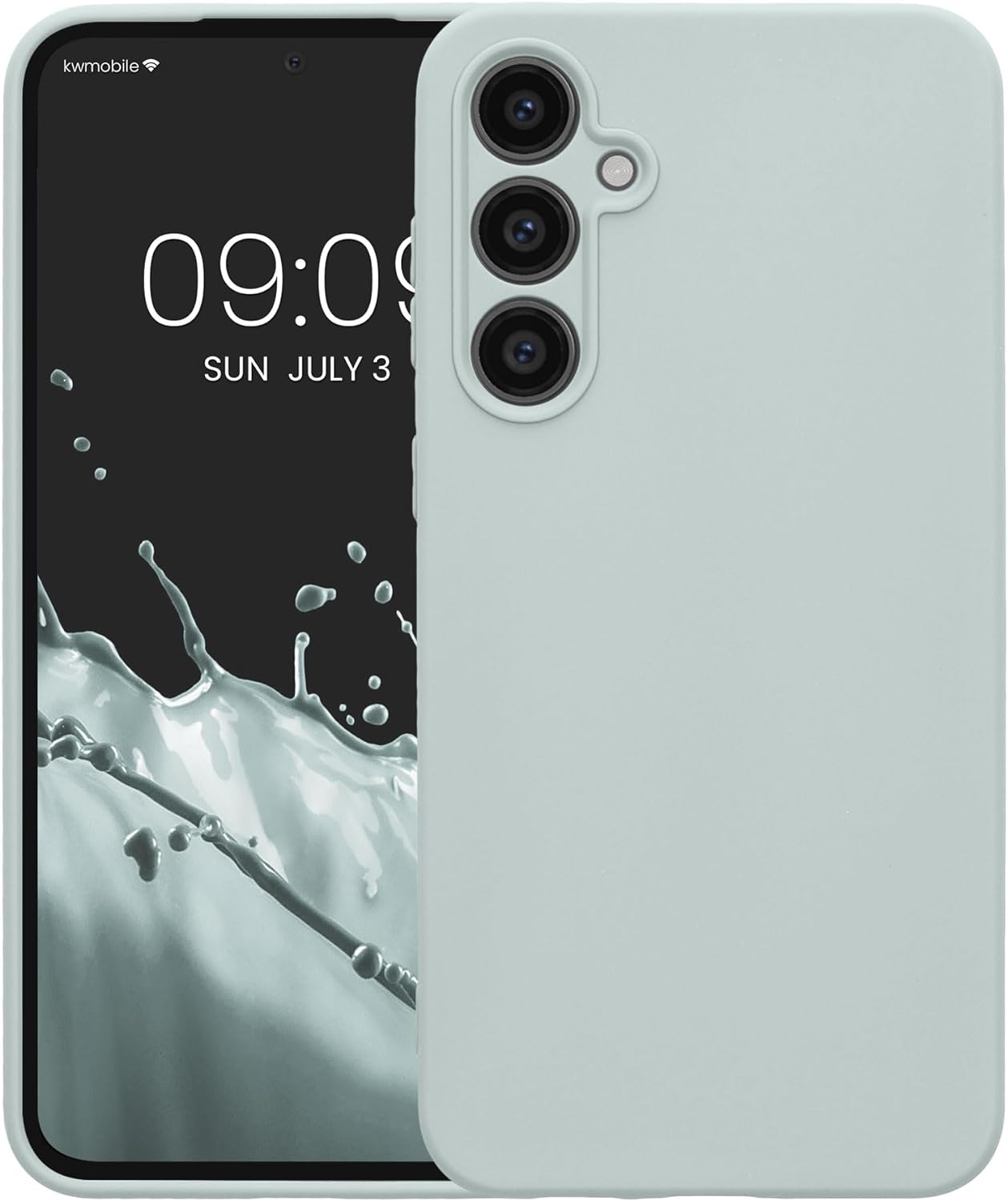 KW Samsung Galaxy S23 FE Θήκη Σιλικόνης TPU - Cool Mint - KWM000021LO009C