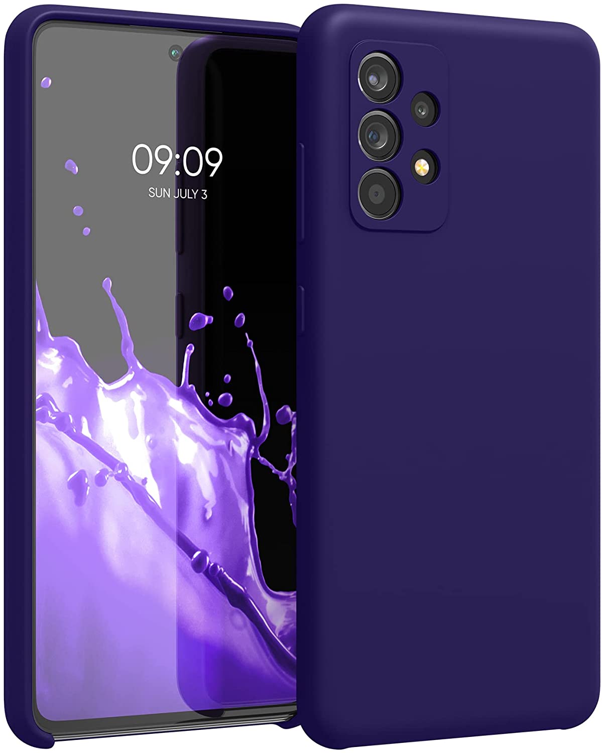 KW Samsung Galaxy A52 / A52 5G / A52s 5G Θήκη Σιλικόνης Rubber TPU - Velvet Blue - 54347.226 - likebrands.gr