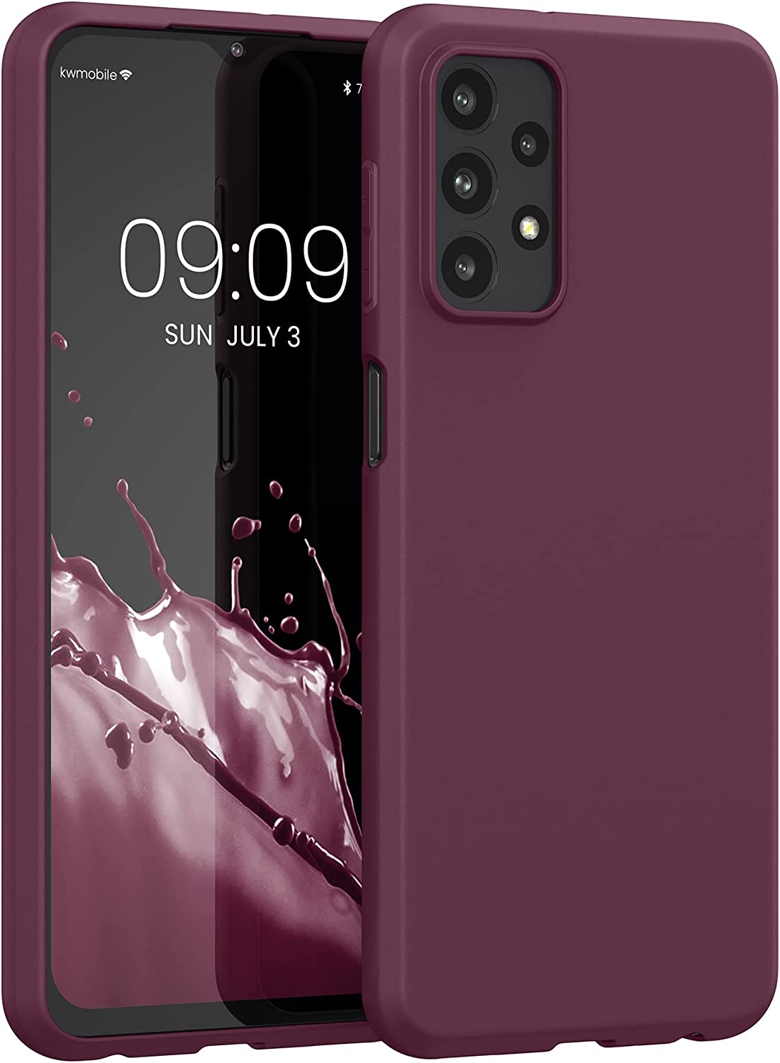 KW Samsung Galaxy A23 5G Θήκη Σιλικόνης TPU - Bordeaux Purple - 57804.187
