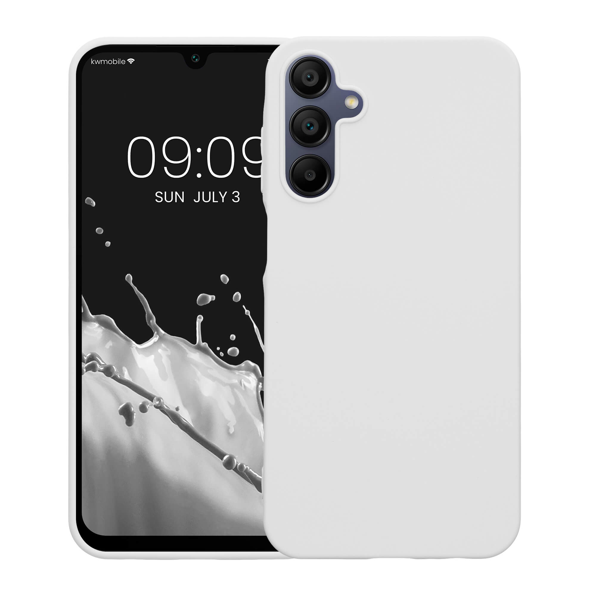 KW Samsung Galaxy A15 4G / A15 5G Λεπτή Θήκη Σιλικόνης TPU - Matte White