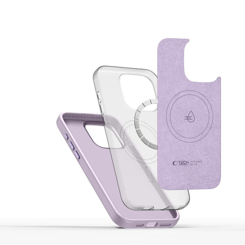 Tech-Protect iPhone 15 Pro Max Silicone Pure Θήκη Σιλικόνης TPU με MagSafe - Mauve