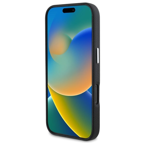 Karl Lagerfeld iPhone 16 Pro - FW Hotel RSG Σκληρή Θήκη με Επένδυση Συνθετικού Δέρματος - Black - KLHCP16LPGWCMKHK