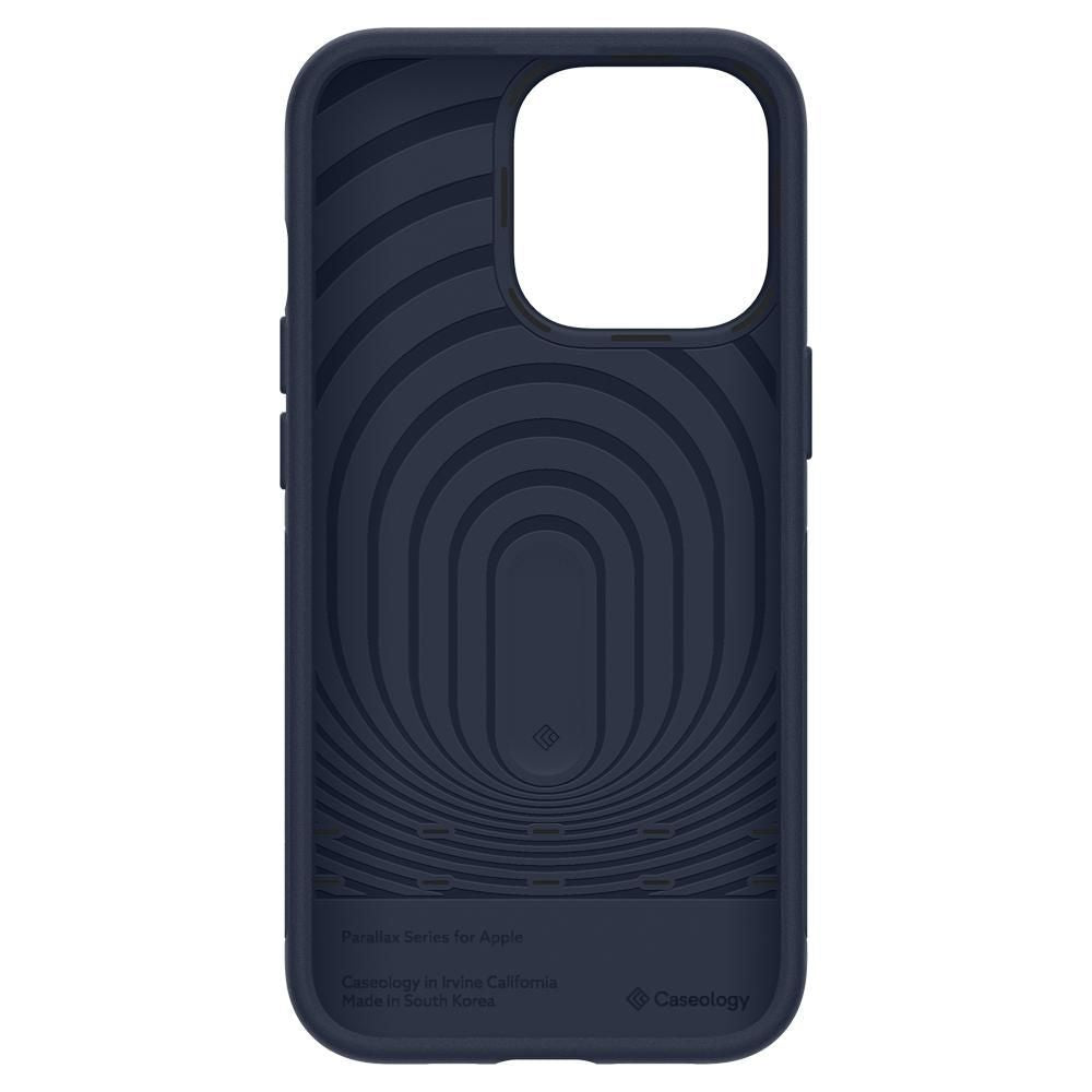Caseology iPhone 13 Pro Parallax Θήκη Σιλικόνης με Σκληρό Πλαίσιο - Midnight Blue