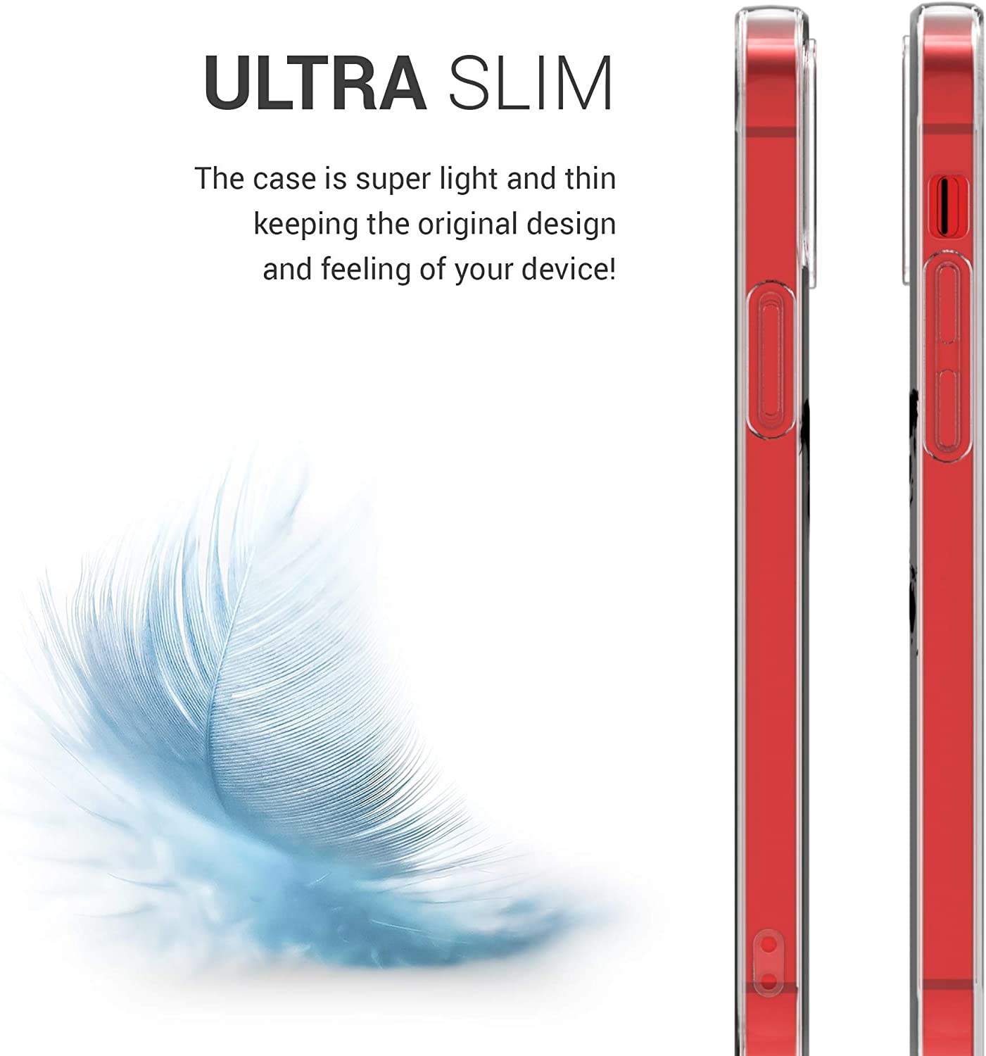 KW iPhone 12 Pro Max Θήκη Σιλικόνης TPU Design Travel Outline - Διάφανη / Black - 53041.01