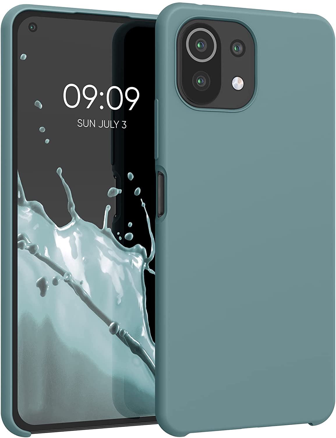 KW Xiaomi Mi 11 Lite / Mi 11 Lite 5G Θήκη Σιλικόνης Rubber TPU - Arctic Blue - 54730.207