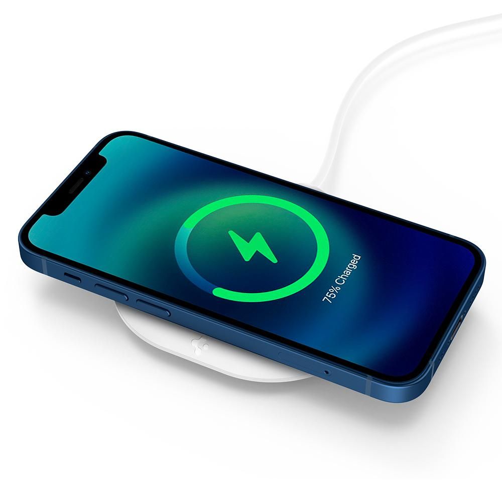 Spigen MagFit Pad Βάση Στήριξης για Φορτιστή MagSafe - White