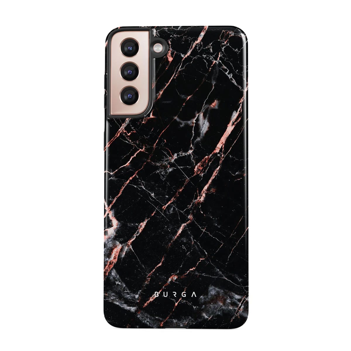 Burga Samsung Galaxy S22 Plus Fashion Tough Σκληρή Θήκη - Rose Gold Marble