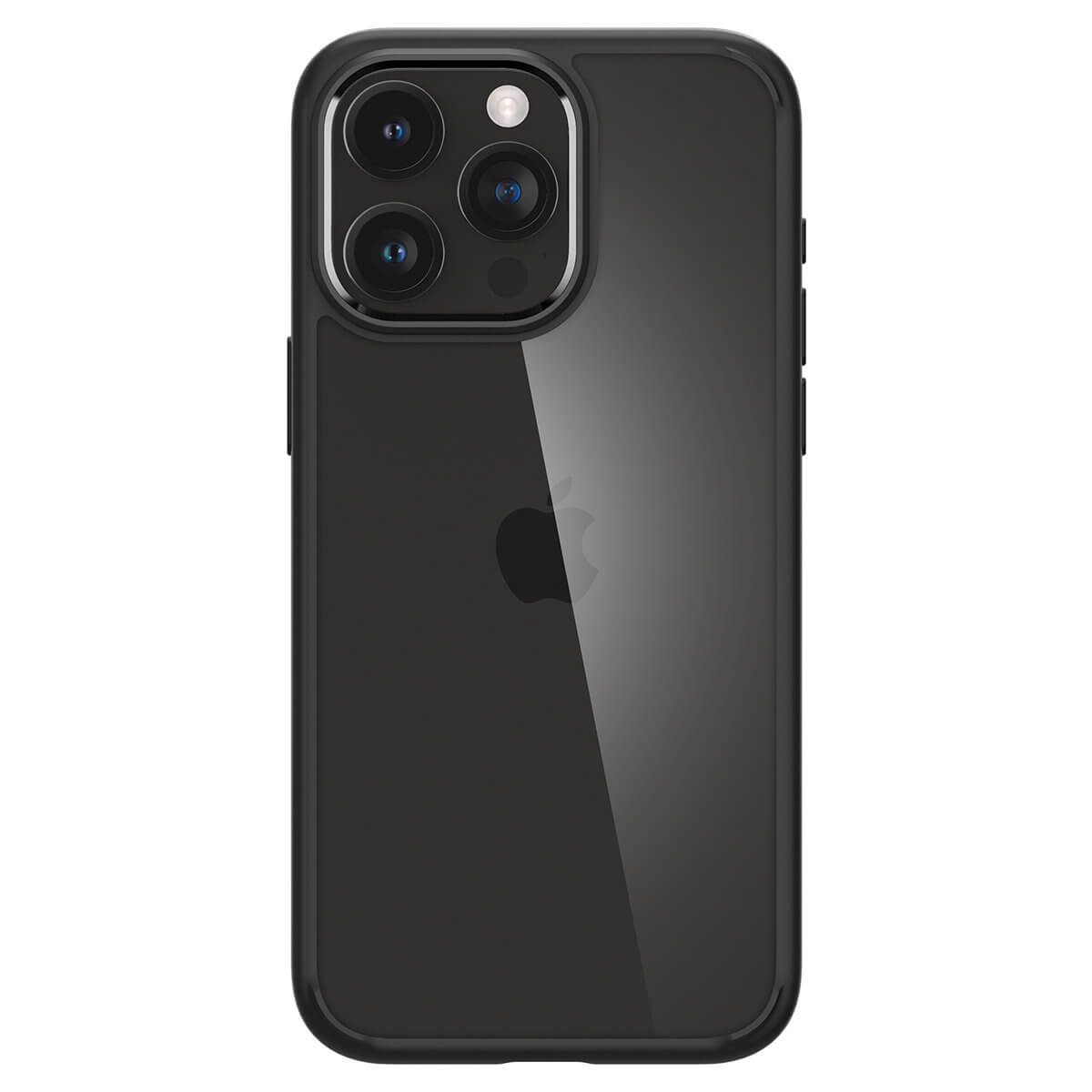 Spigen iPhone 15 Pro Max Crystal Hybrid Σκληρή Θήκη με Πλαίσιο Σιλικόνης - Matte Black