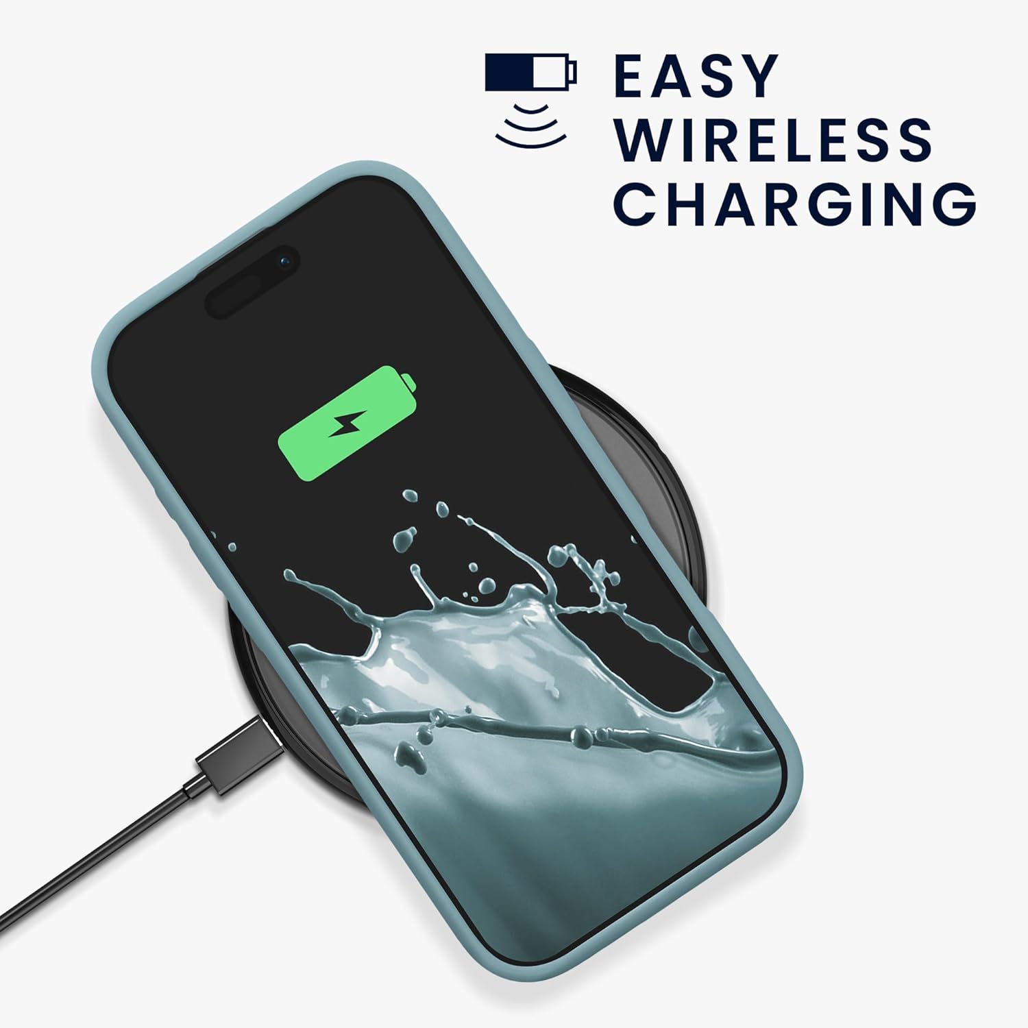 KW iPhone 16 Pro Θήκη Σιλικόνης Rubberized TPU - Antique Stone