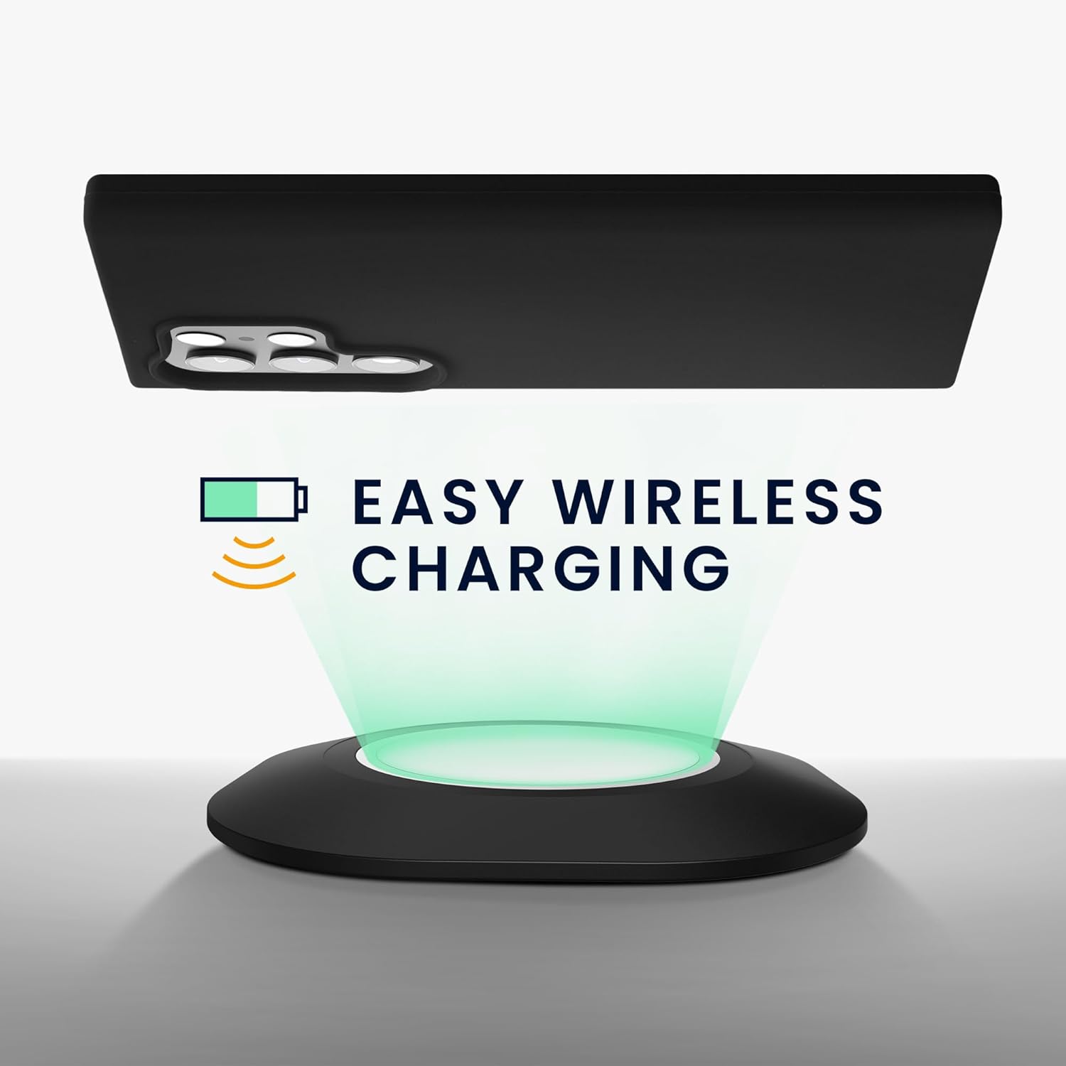 KW Samsung Galaxy S24 Ultra Θήκη Σιλικόνης Rubberized TPU - Black