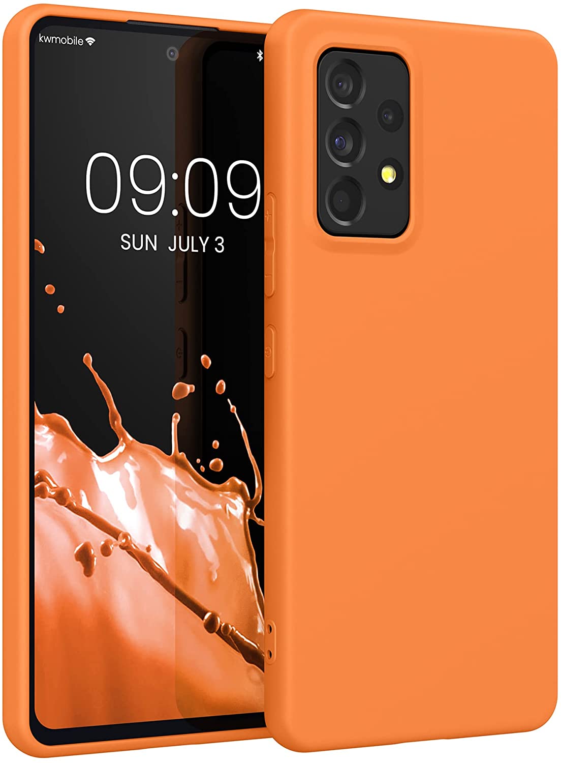 KW Samsung Galaxy A53 5G Θήκη Σιλικόνης TPU - Fruity Orange - 57808.150