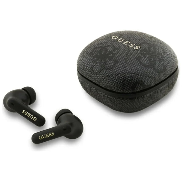 Guess 4G Classic Metal Logo TWS ENC - Bluetooth 5.4 - Ασύρματα ακουστικά για Κλήσεις / Μουσική - Black