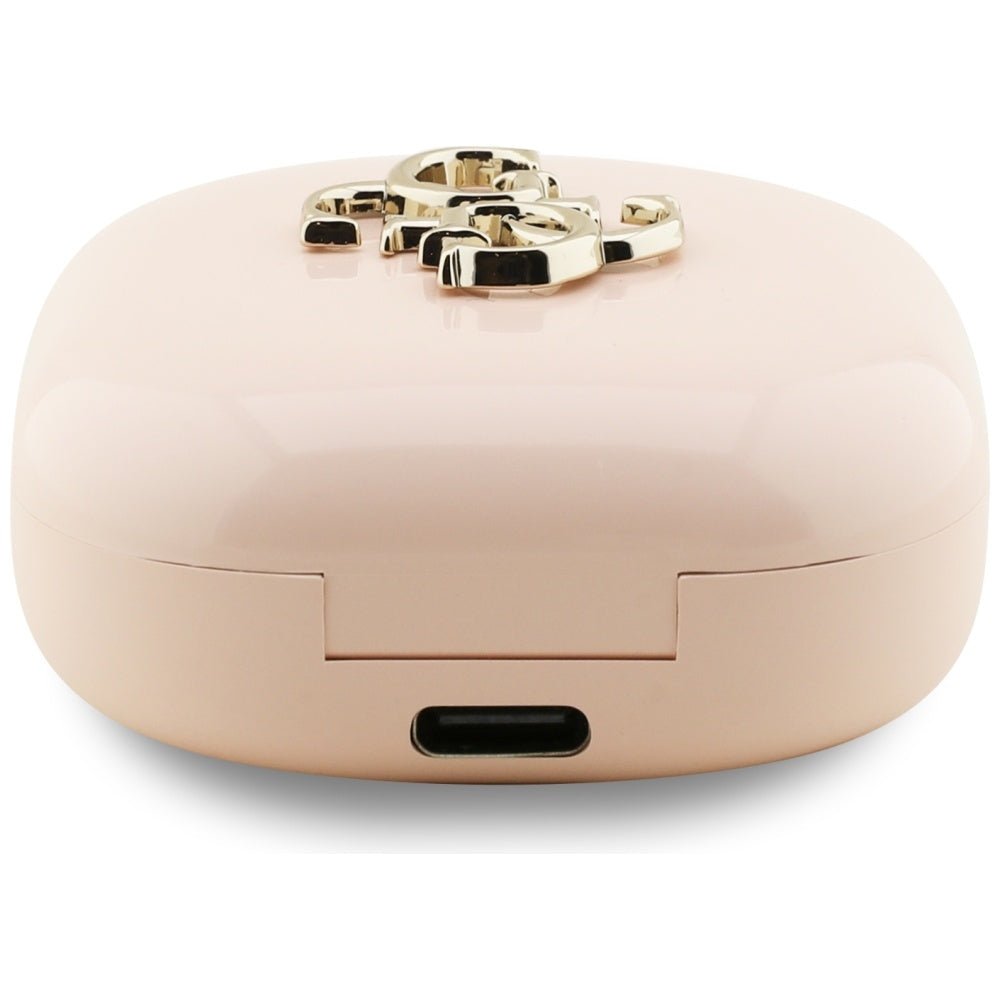 Guess Ασύρματα Bluetooth ακουστικά για Κλήσεις / Μουσική - 4G Metal Logo - Pink