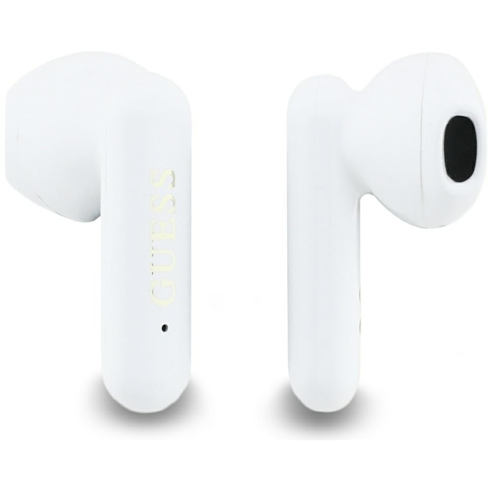 Guess Ασύρματα Bluetooth ακουστικά για Κλήσεις / Μουσική - 4G Metal Logo - White