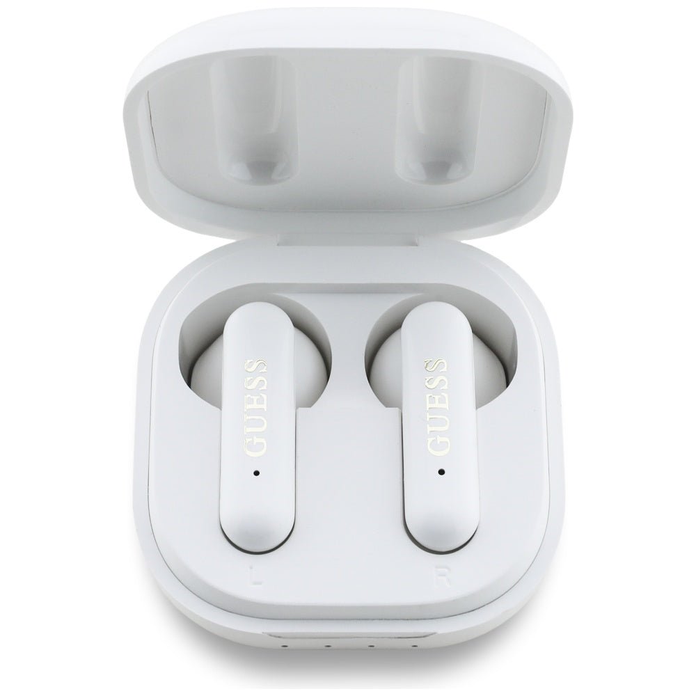 Guess Ασύρματα Bluetooth ακουστικά για Κλήσεις / Μουσική - 4G Metal Logo - White