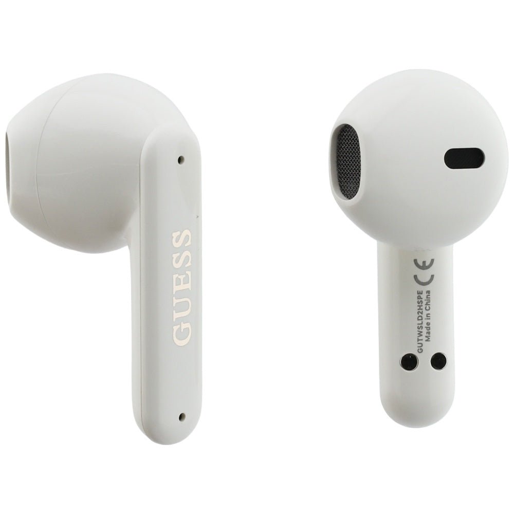 Guess Ασύρματα Bluetooth Ακουστικά για Κλήσεις / Μουσική - Pearl Strap TWS - White