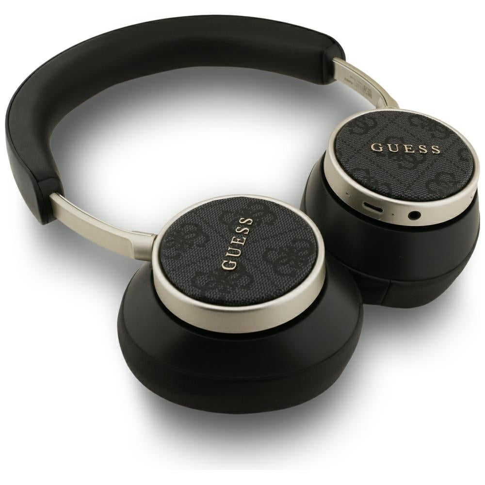 Guess Ασύρματα Bluetooth Ακουστικά - Over - Ear 4G Classic Logo - Black