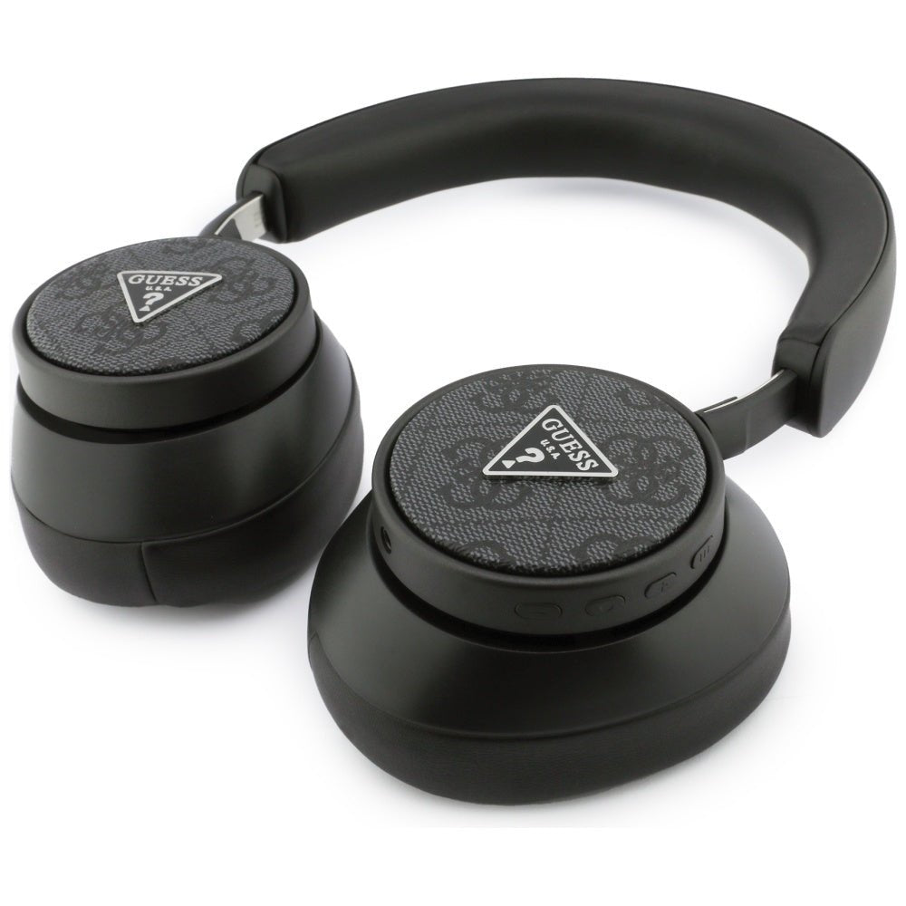 Guess Ασύρματα Bluetooth Ακουστικά - Over - Ear 4G Triangle Logo - Black