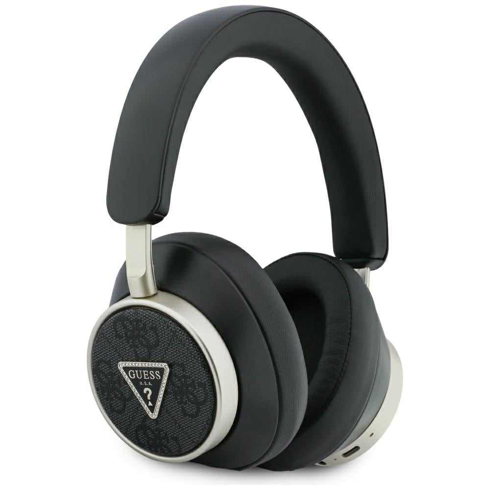 Guess Ασύρματα Bluetooth Ακουστικά - Over - Ear 4G Triangle Logo ENC - Black