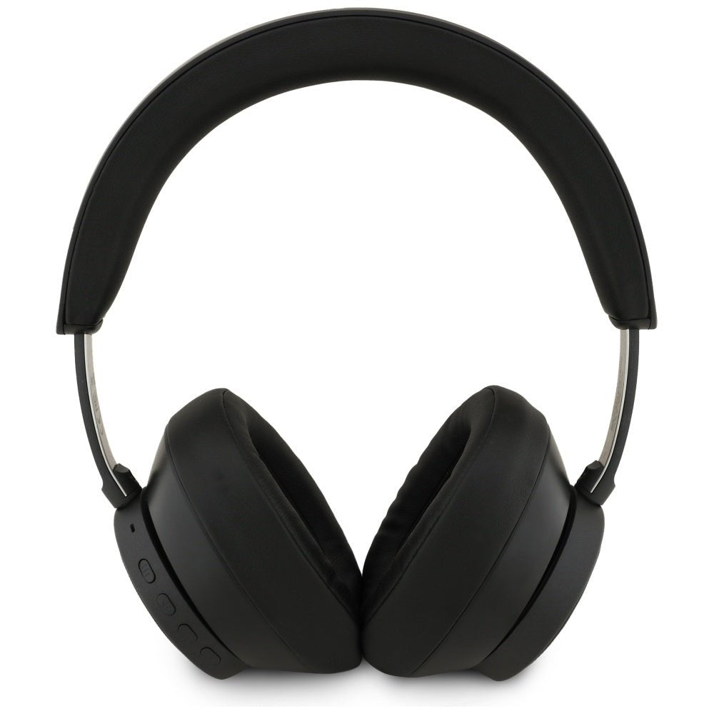 Guess Ασύρματα Bluetooth Ακουστικά - Over - Ear Saffiano Triangle Logo - Black