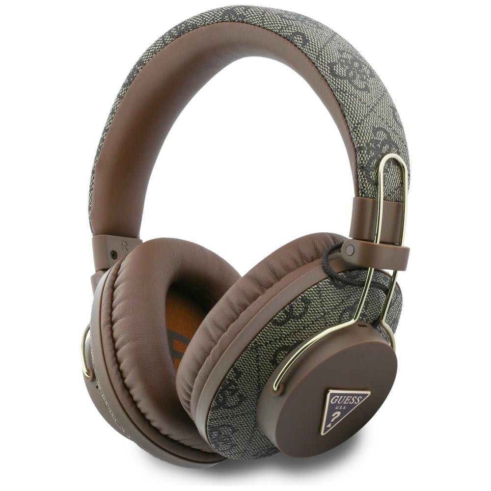 Guess Ασύρματα Bluetooth Ακουστικά - Over - Ear Triangle Logo ENC - Brown