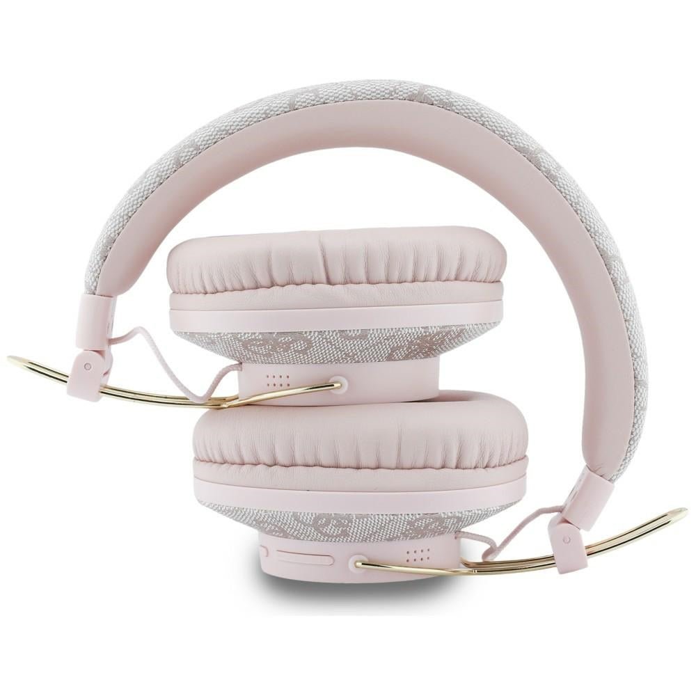 Guess Ασύρματα Bluetooth Ακουστικά - Over - Ear Triangle Logo ENC - Pink
