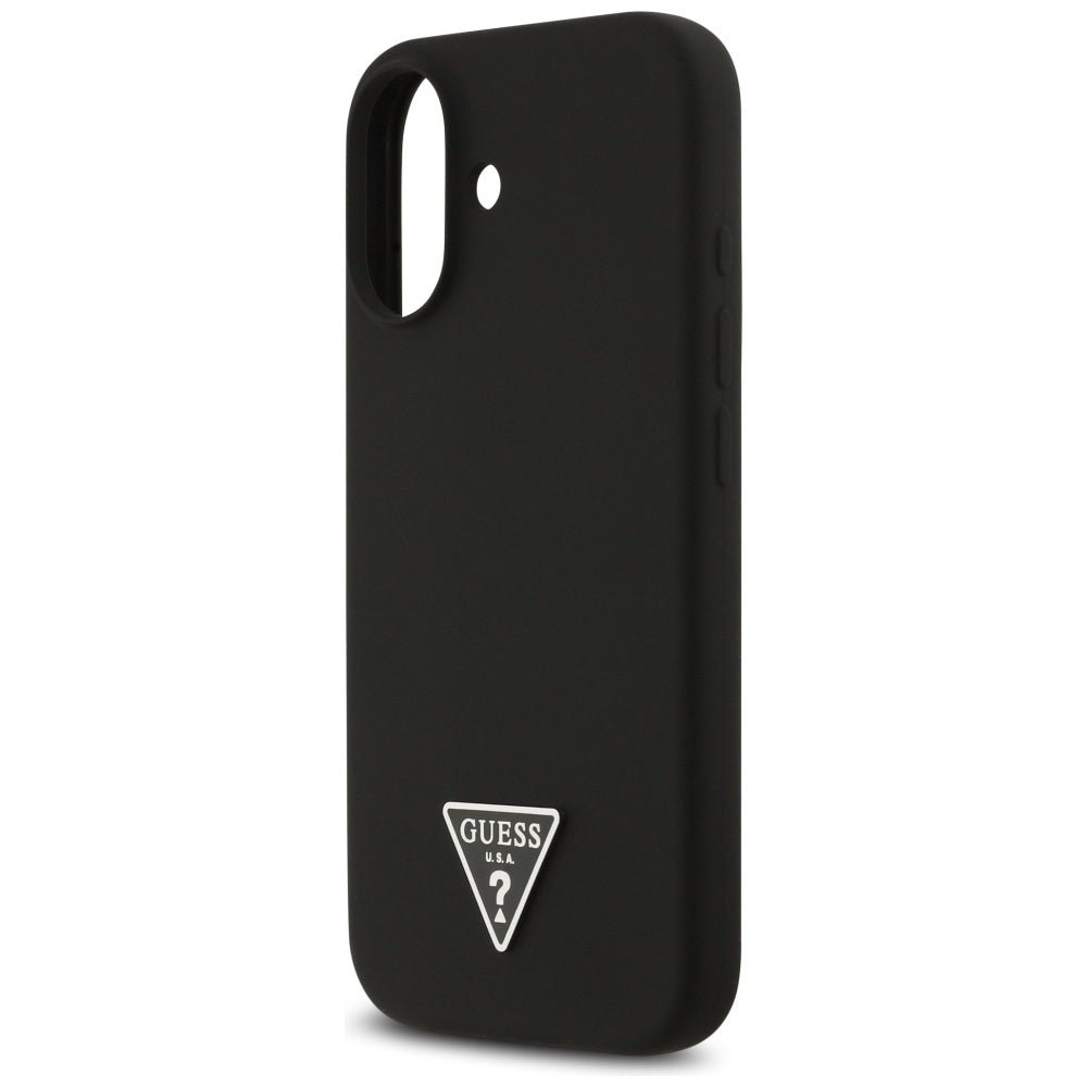 Guess iPhone 17 - Θήκη Σιλικόνης με MagSafe - Silicone Triangle Logo MagSafe - Black