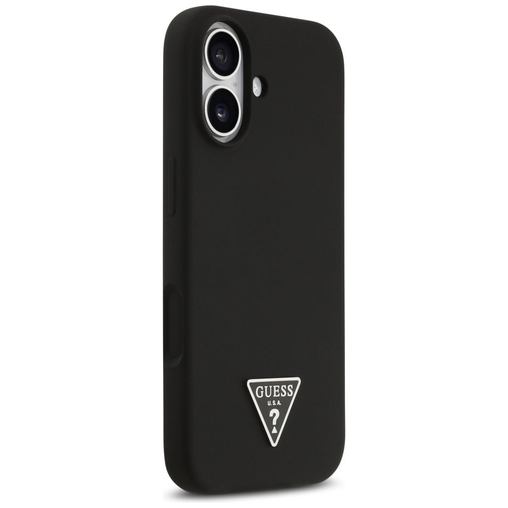 Guess iPhone 17 - Θήκη Σιλικόνης με MagSafe - Silicone Triangle Logo MagSafe - Black