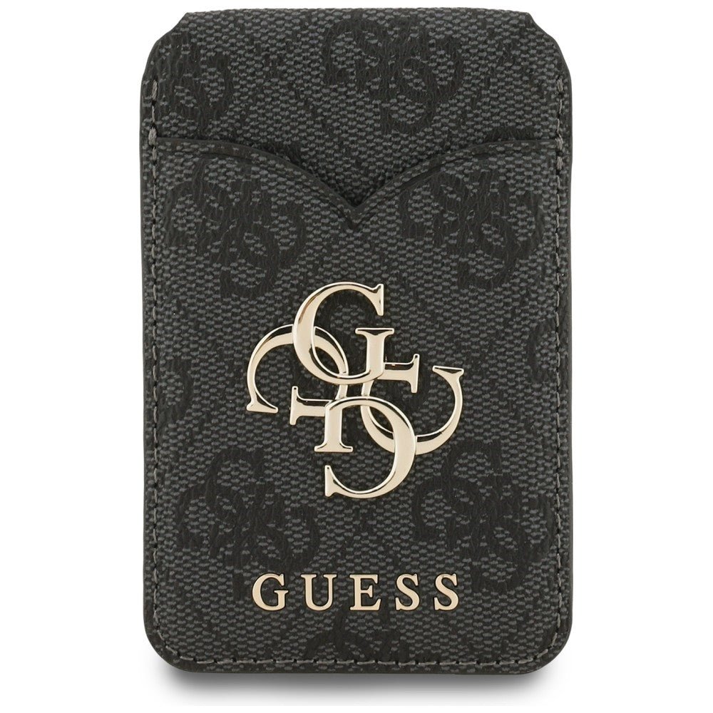Guess Μαγνητική MagSafe Θήκη για Κάρτες / Stand με Καθρέφτη - 4G Stand and Mirror - Black
