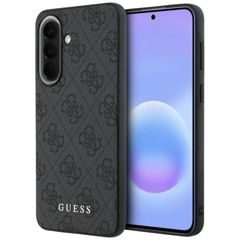 Guess Samsung Galaxy A57 5G - Σκληρή Θήκη με Πλαίσιο Σιλικόνης και Επένδυση Συνθετικού Δέρματος - 4G Classic - Black