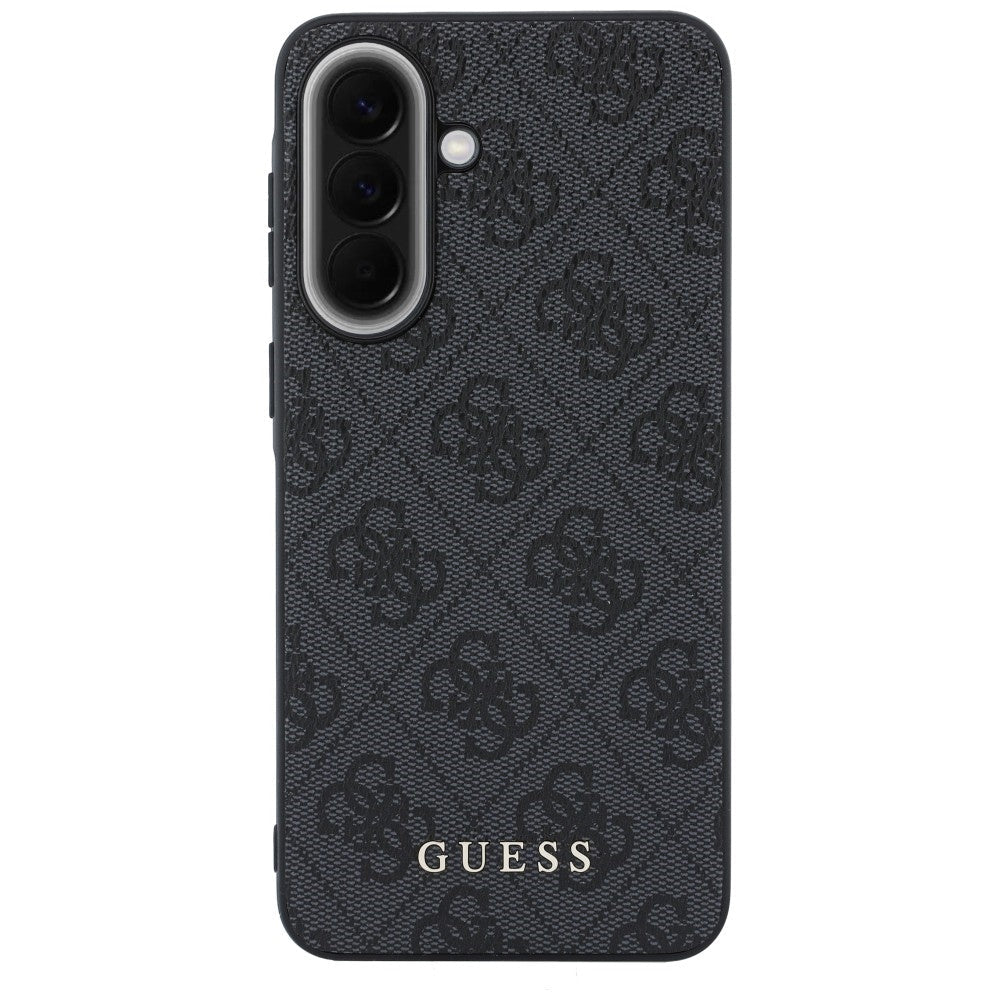 Guess Samsung Galaxy A57 5G - Σκληρή Θήκη με Πλαίσιο Σιλικόνης και Επένδυση Συνθετικού Δέρματος - 4G Classic - Black