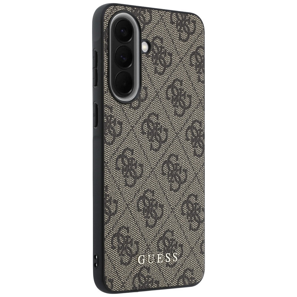 Guess Samsung Galaxy A57 5G - Σκληρή Θήκη με Πλαίσιο Σιλικόνης και Επένδυση Συνθετικού Δέρματος - 4G Classic - Brown
