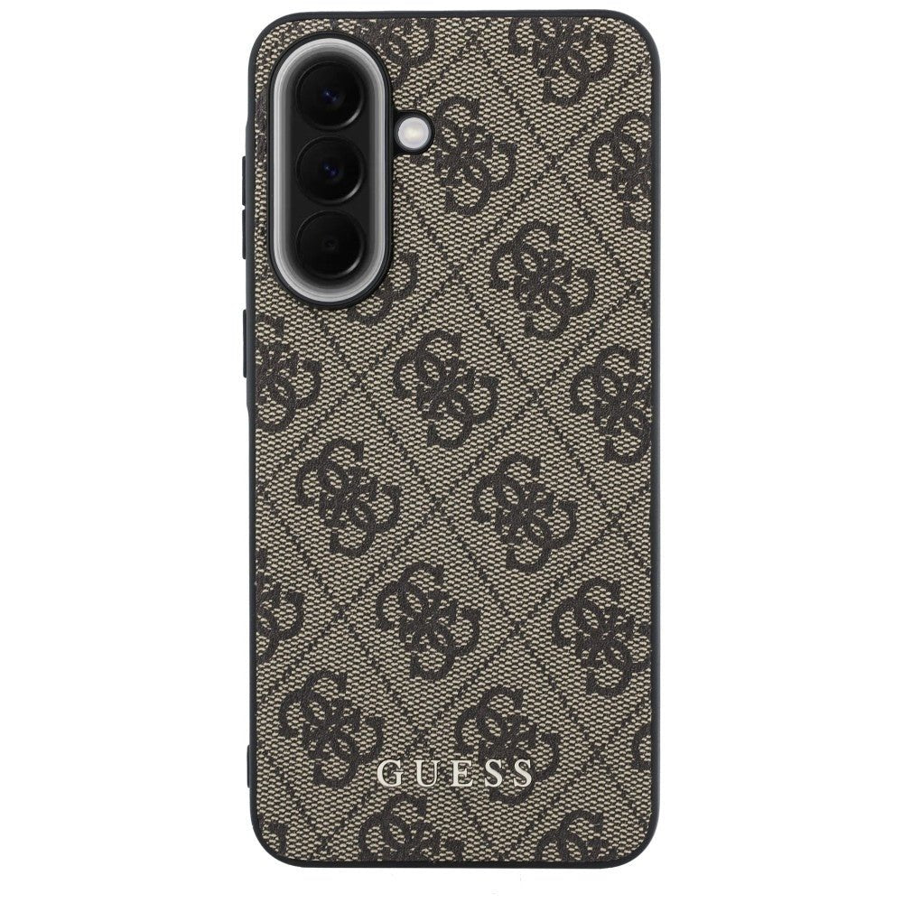 Guess Samsung Galaxy A57 5G - Σκληρή Θήκη με Πλαίσιο Σιλικόνης και Επένδυση Συνθετικού Δέρματος - 4G Classic - Brown