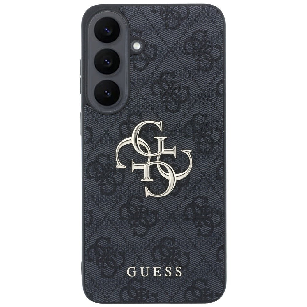 Guess Samsung Galaxy S26 FE - Θήκη με Επένδυση Συνθετικού Δέρματος - Leather 4G Metal Logo - Black