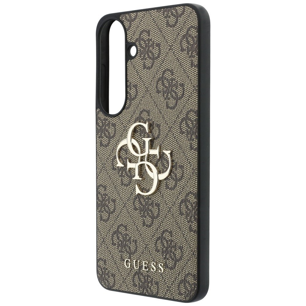 Guess Samsung Galaxy S26 FE - Θήκη με Επένδυση Συνθετικού Δέρματος - Leather 4G Metal Logo - Brown