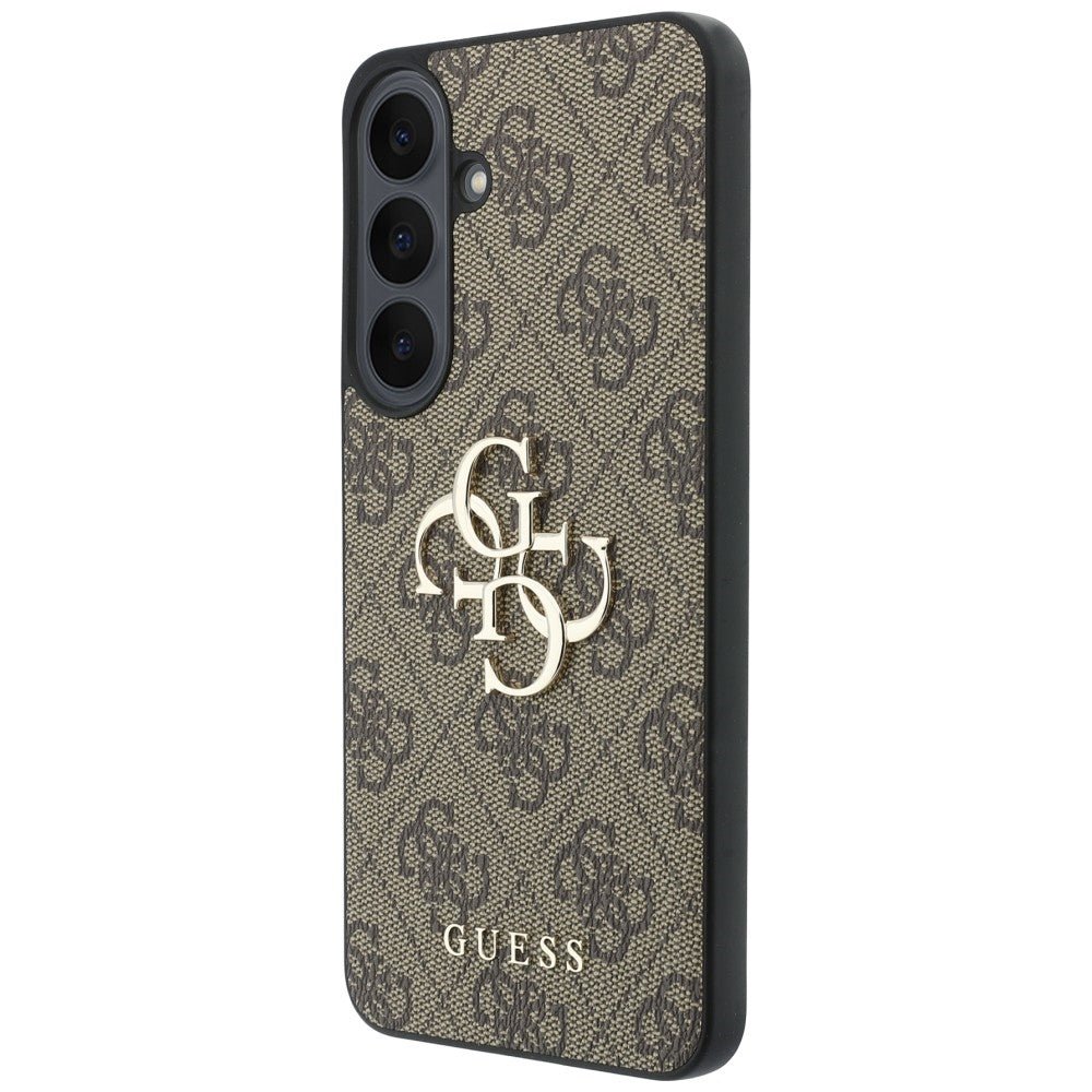 Guess Samsung Galaxy S26 FE - Θήκη με Επένδυση Συνθετικού Δέρματος - Leather 4G Metal Logo - Brown