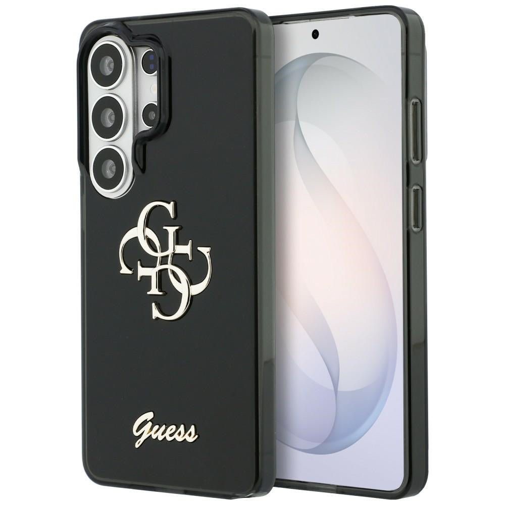 Guess Samsung Galaxy S26 Ultra - Σκληρή Θήκη με Πλαίσιο Σιλικόνης - IML Big Metal 4G Script - Black