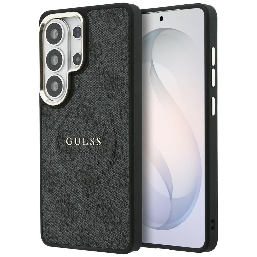 Guess Samsung Galaxy S26 Ultra - Σκληρή Θήκη με Πλαίσιο Σιλικόνης και MagSafe - 4G Embossed Ring - Black